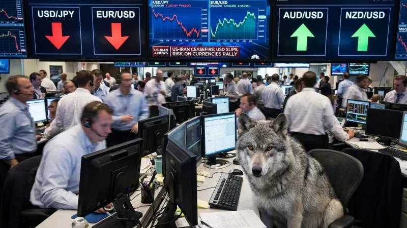 JPMorgan bearish na USD po rozejmie USA-Iran. Bank faworyzuje AUD, NZD i waluty EM