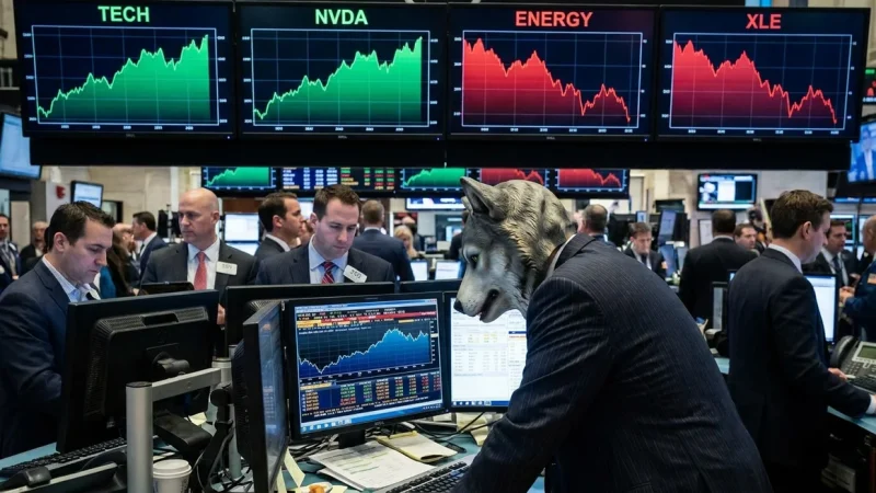 Technologia i motoryzacja ciągną S&P 500 w górę. Energia traci blisko 3% przez spadki cen ropy.