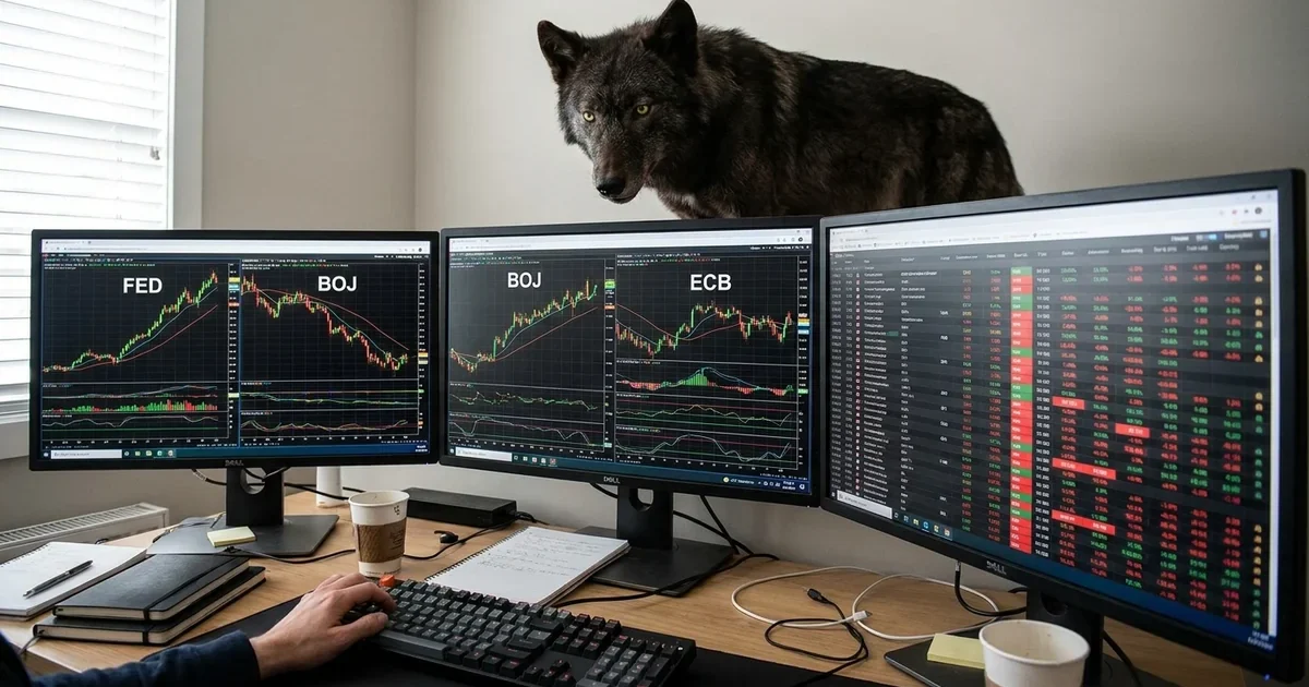 Tydzień z decyzjami Fed, BoJ, ECB i BoE już za rogiem. Kluczowe dane PCE i PKB z USA pod lupą