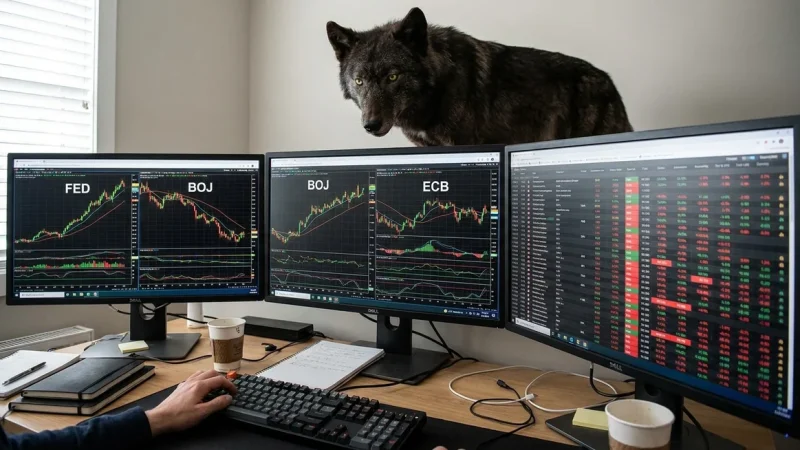 Tydzień z decyzjami Fed, BoJ, ECB i BoE już za rogiem. Kluczowe dane PCE i PKB z USA pod lupą