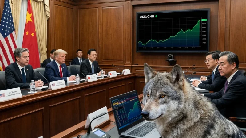 USA oskarżają Chiny o kradzież IP w sektorze AI. USD/CNH rośnie na fali napięć