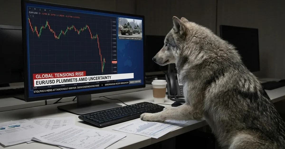 EUR/USD spada poniżej 1.1660. Napięcia z Iranem wspierają dolara