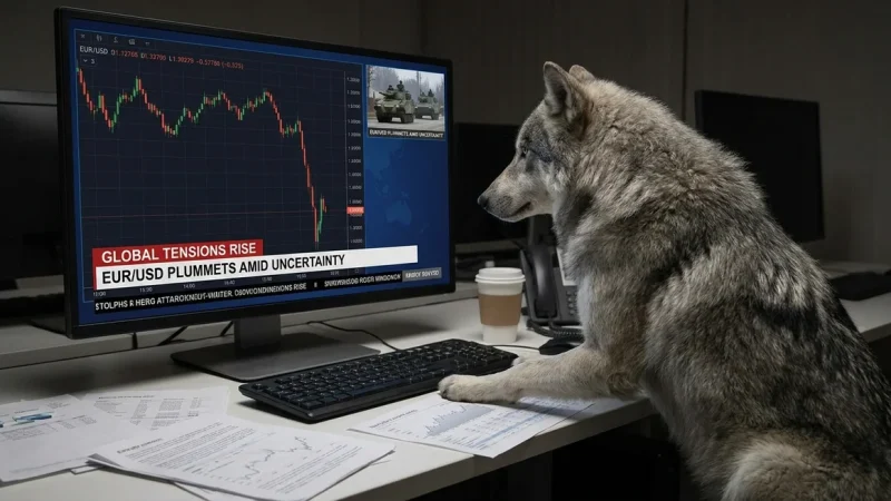 EUR/USD pod presją na fali napięć z Iranem. Dolar zyskuje
