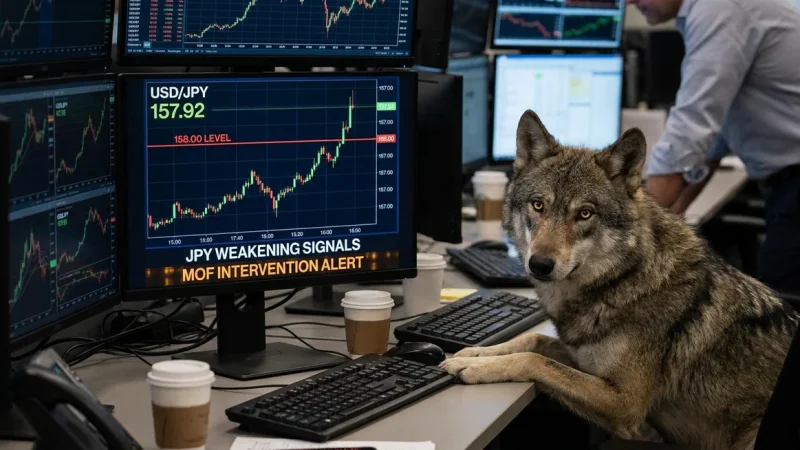USD/JPY odrabia straty po wcześniejszych spadkach. Dolar umacnia się w tym tygodniu