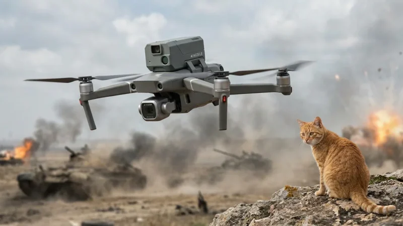 Autonomiczne drony z AI na Ukrainie. Co test oznacza dla technologii militarnej