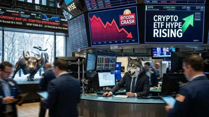 Bitcoin traci na wartości. Rynek dostrzega nową euforię na Wall Street